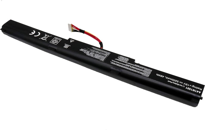 FengWings® A41N1501 L41LK2H L41LK9H, 15V 48Wh Akku für Ersatzen für ASUS N752 N752V N752VW N752VX N5
