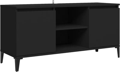 Tidyard TV-Schrank mit Metallbeinen Fernsehtisch TV-Möbel Fernsehschrank TV-Regal TV-Tisch TV-Bänke