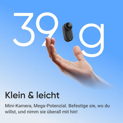 Insta360 GO 3S 64 GB - Tragbare 4K Mini-Kamera, Freihand-POVs, Überall anbringbar, Stabilisierung, 1