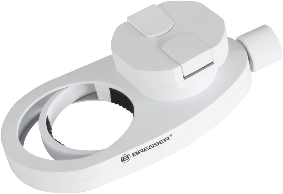 Bresser Universal Smartphone Adapter für Teleskope, Mikroskope, Spektive, für Okulare bis 68 mm Durc