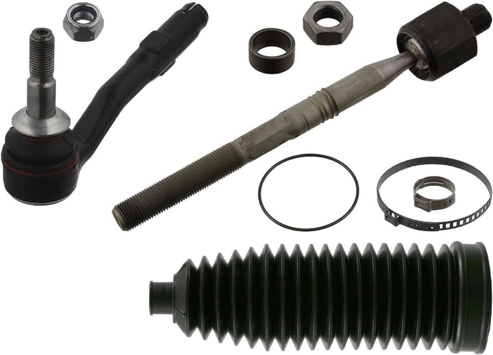 febi bilstein 40522 Spurstange mit Endstück, Manschette und Anbaumaterial , 1 Stück