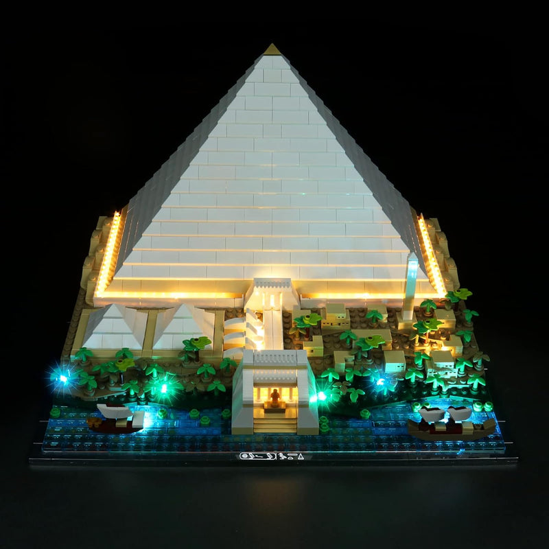 Led Licht-Kit für Lego Cheops Pyramide (Ohne Lego Set, Nur Lichter), DIY Beleuchtungs Set für Lego A