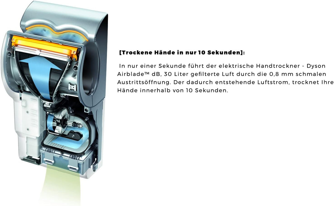 Dyson Airblade™ (AB14) dB Händetrockner grau, grau