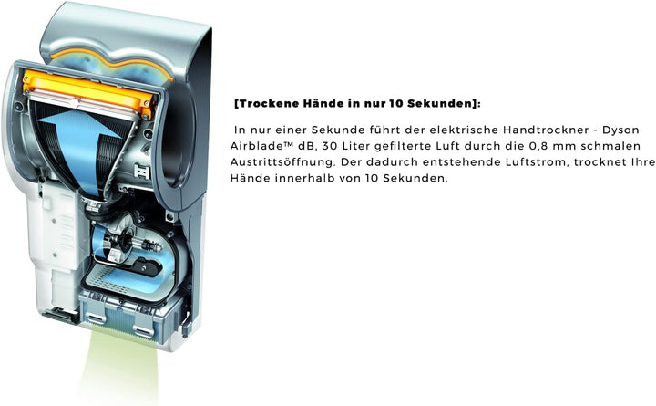 Dyson Airblade™ (AB14) dB Händetrockner grau, grau