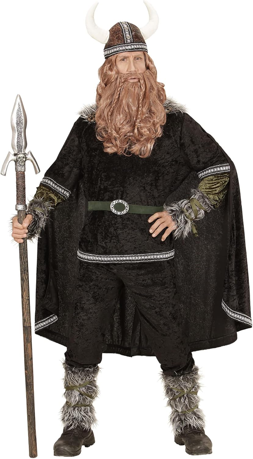 "VIKING" (coat, pants, belt, arm warmers, leg warmers, cape, helmet) - (S), S