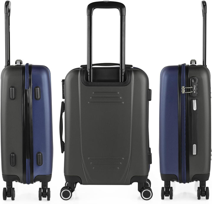 ITACA - Trolley Handgepäck Cabin Trolley Koffer Reisekoffer Hartschalenkoffer mit Zahlenschloss - Ka