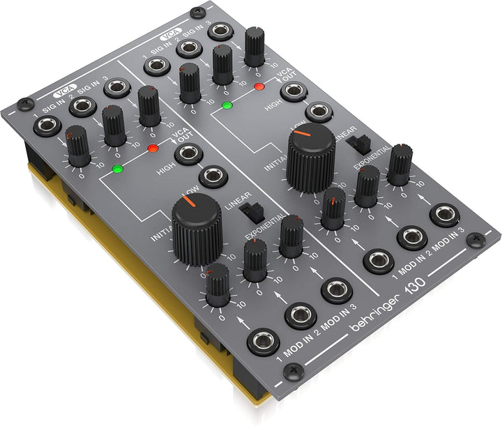 Behringer 130 DUAL VCA Legendäres analoges Dual-VCA-Modul für Eurorack, 130 DUAL VCA