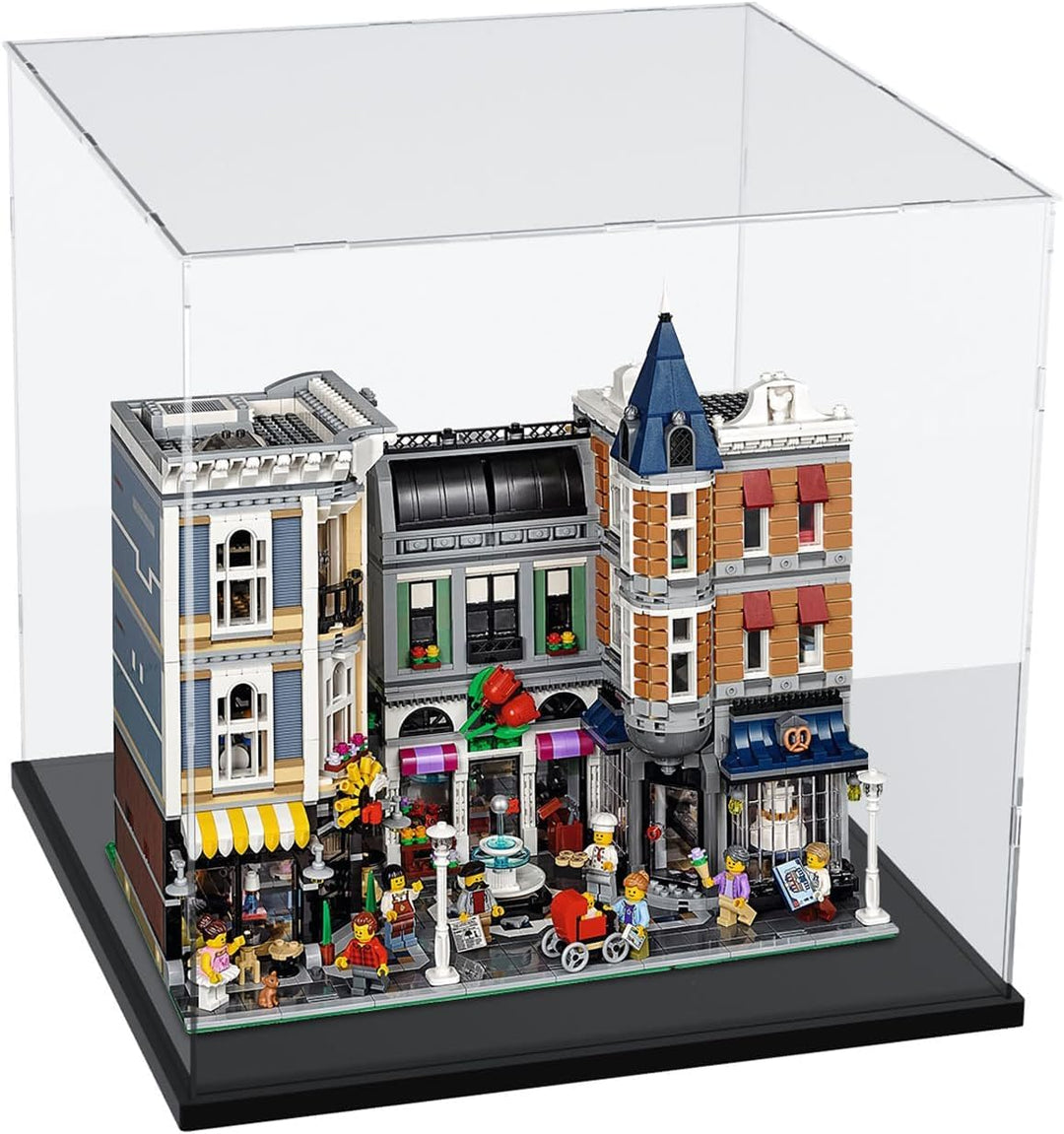 Nynelly Vitrine für Sammlung, Acrylvitrine für Figur, Zusammenbau, Acryl, Transparent, Aufbewahrung