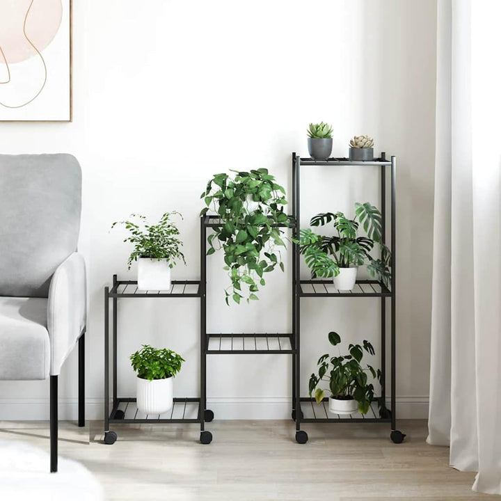 Tidyard Blumenständer Pflanzenregal Pflanzenständer Aufbewahrungsregal Für Innen Draussen Balkon Bür