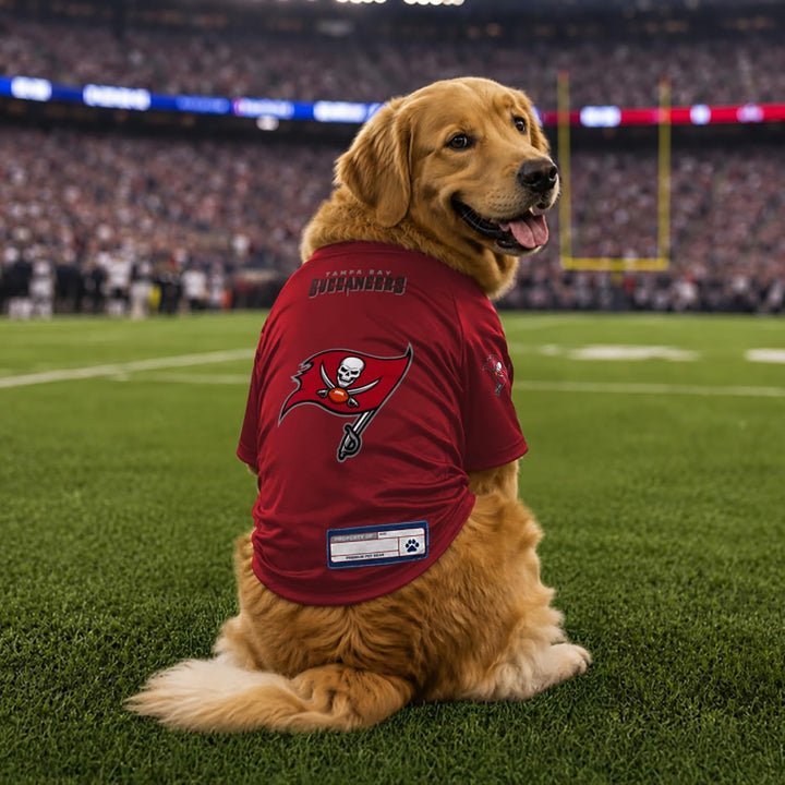 Littlearth NFL Tampa Bay Buccaneers Stretch Pet Jersey, Team-Farbe, Grösse L Tampa Bay Buccaneers L