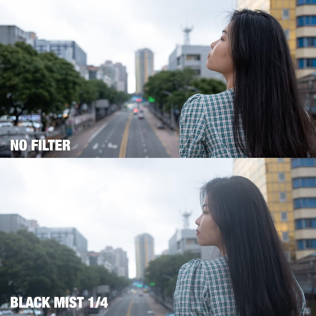 NiSi 49mm Black Mist 1/4 Filter für Fuji X70 / X100 / X100S / X100F / X100T / X100V - Silber Silber