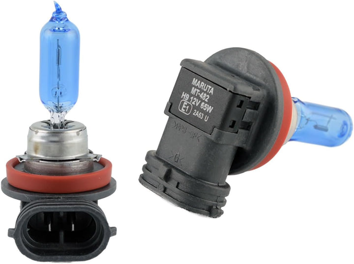 MARUTA SUPER WHITE H1 12V 55W Halogenlampe für Scheinwerfer, Fernlicht, 5500K Xenon-Effekt, langlebi