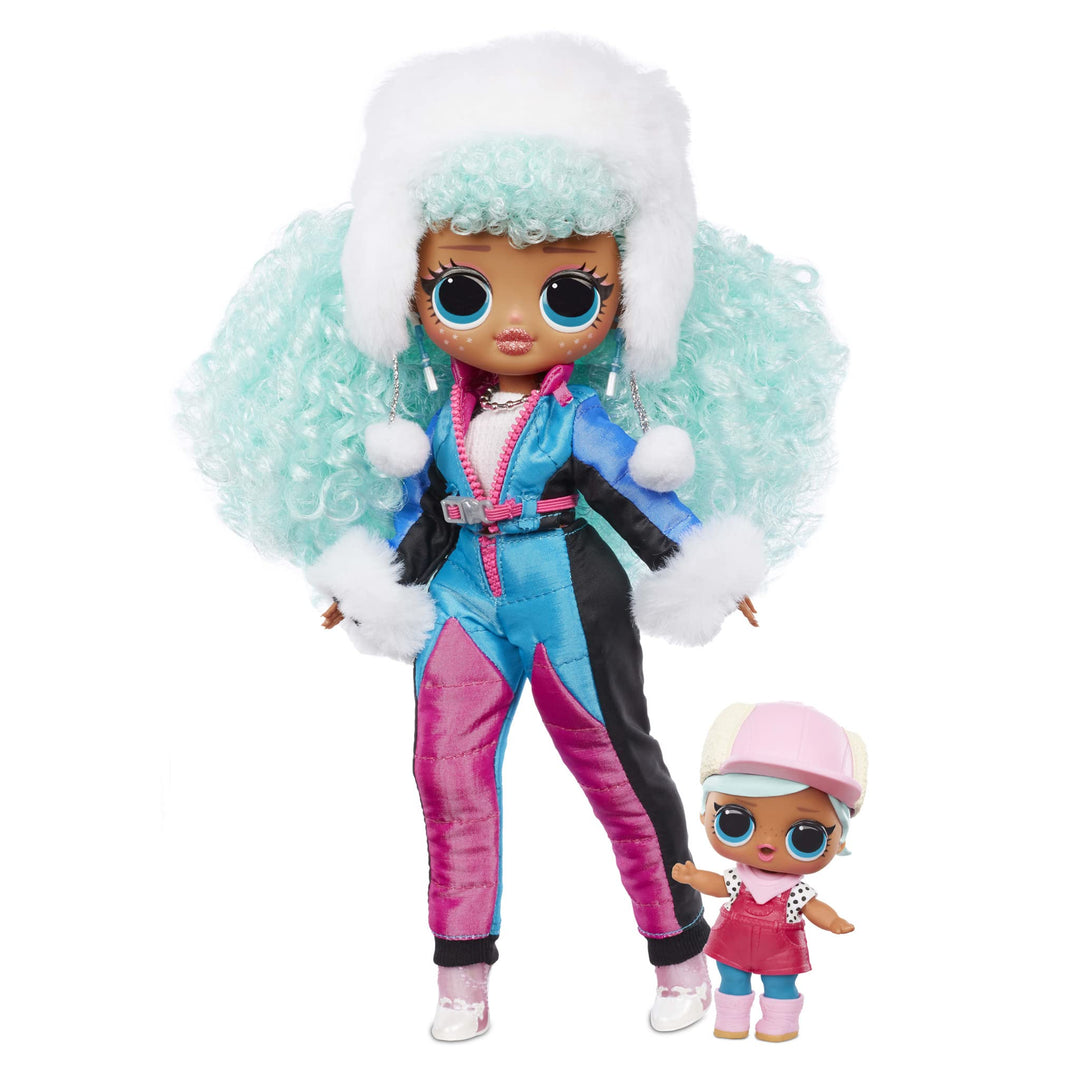 L.O.L. Surprise! OMG Winter Chill ICY Gurl Modepuppe & Brrr BB Puppe mit 25 Überraschungen Icy Gurl