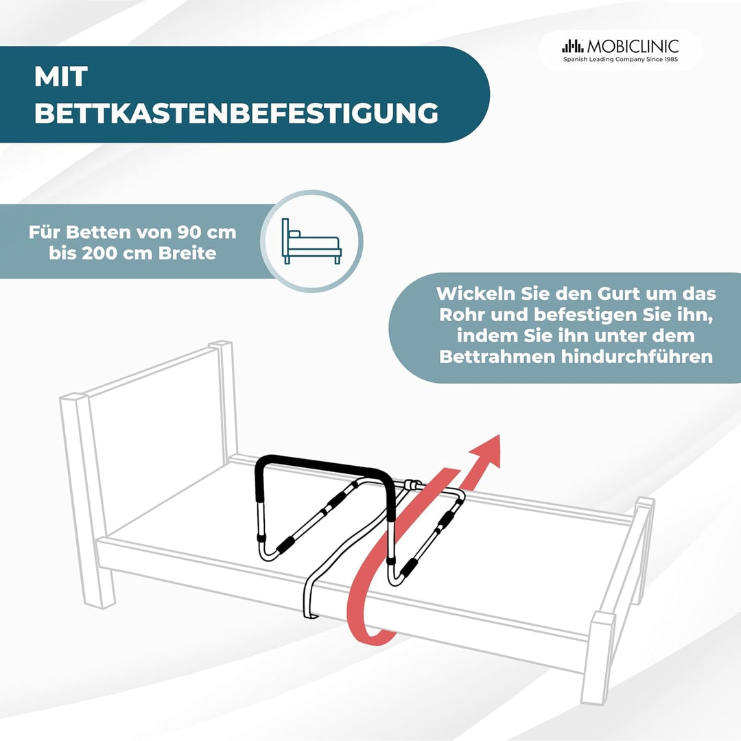 Mobiclinic, Diana, Bettgitter, Spanische Marke, Bett Aufstehhilfe Senioren, Ausdehnbar, Bequem, Hilf
