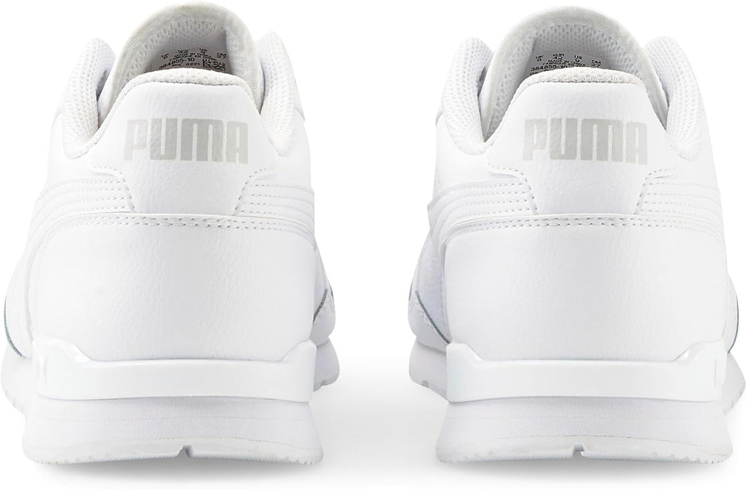 PUMA Unisex St Runner V3 L Sneaker, weiss, 42/47 EU 36 EU Puma White Puma White Gray Violet, 36 EU P