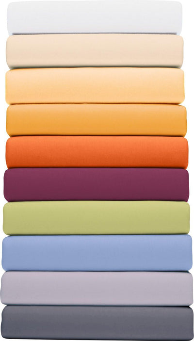 ESTELLA Spannbetttuch Samt Velours | Schiefer | Frottee | 200x200 cm | passend für Matratzen 180-200
