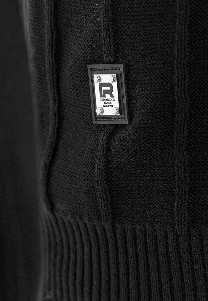 Red Bridge Herren Strickpullover Pullover L Schwarz, L Schwarz