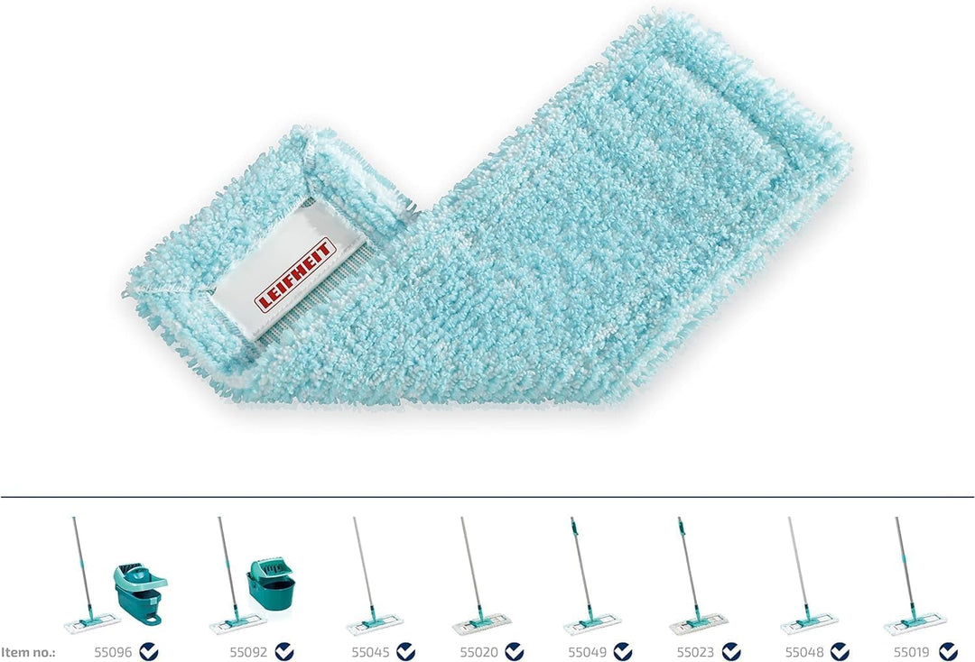 Leifheit Original Wischbezug Profi super soft für sensible Böden, Bodenwischer Ersatzbezug mit Spezi