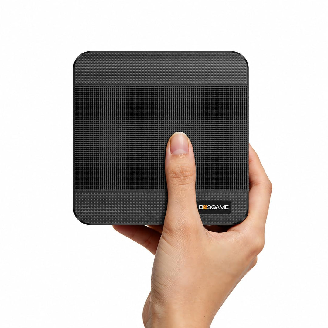 BOSGAME P4ultra Mini PC Ryzen 7 7730U (bis zu 4,5 GHz, 8C/16T) Mini-Computer, DDR4 16 GB RAM, 1 TB M