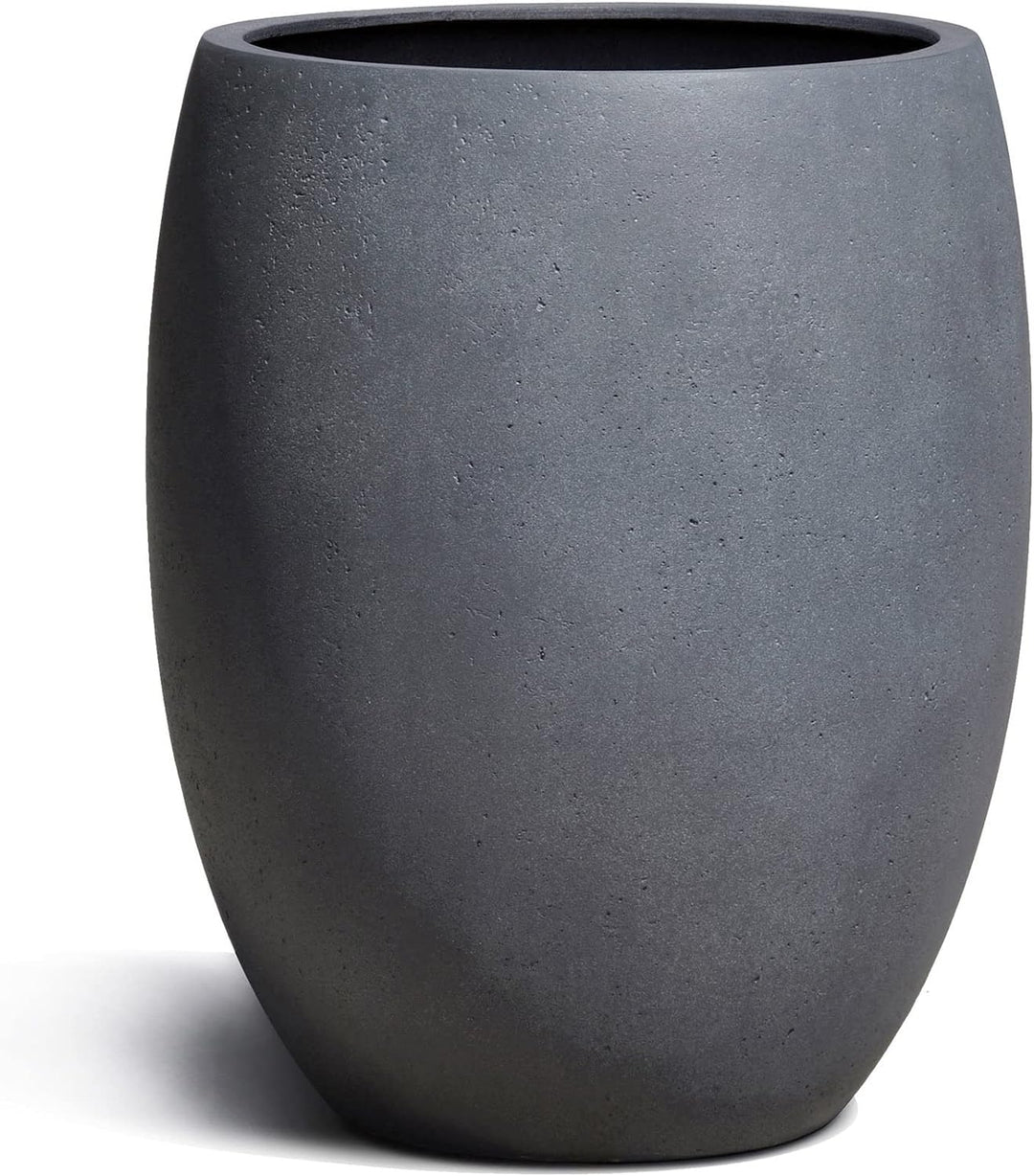 ESCHBACH® Pflanzkübel Tall Balloon 40 Blei Grau Rund * 40 x 40 x 50 cm * 10 Jahre Garantie 40x40x50,