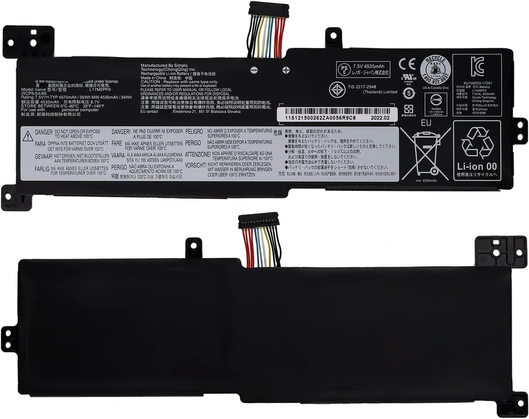 SwarKing Ersatz Akku Kompatibel mit Lenovo ideapad 330-15ARR Series L17M2PF2 L17D2PF1 L17M2PF1 5B10Q