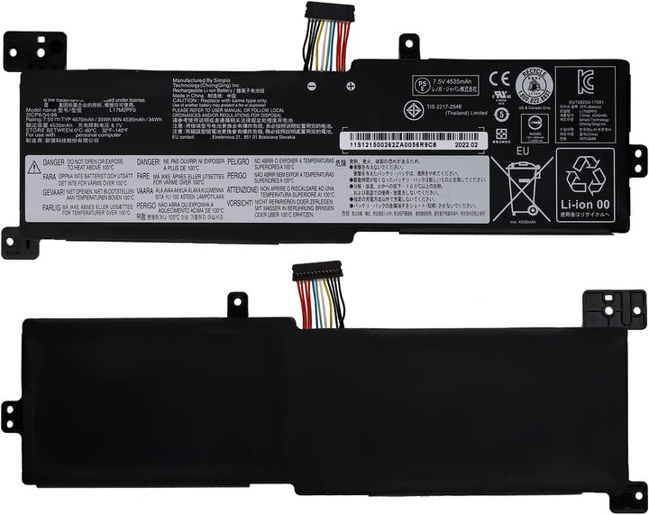 SwarKing Ersatz Akku Kompatibel mit Lenovo ideapad 330-15ARR Series L17M2PF2 L17D2PF1 L17M2PF1 5B10Q