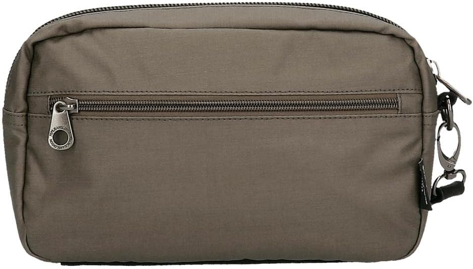Pepe Jeans Bremen Handtasche, Braun, 24,5 x 15 x 6 cm, Baumwolle mit Details aus Kunstleder, Handtas