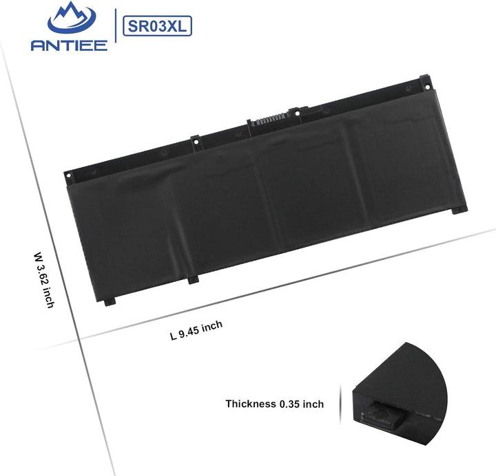 ANTIEE SR03XL Laptop Akku für HP Pavilion 15-CX 15-CX0056WM 15-CX0058WM Envy X360 15-CN 15-CP 17-BW