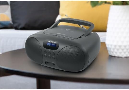 Muse MD-208DB-Radio/CD DAB+, MD208DB schwarz, schwarz