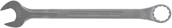 GEDORE 1 B 41 Ring-Maulschlüssel, gekröpft, geschmiedet, 10° abgewinkelt mit UD-Profil, DIN 3113 For