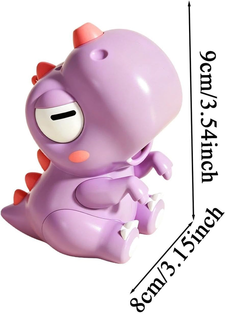 Wiederaufladbarer Tassenventilator - Elefant | Kompakt | Leise | 3 Gänge Purple Dinosaur, Purple Din