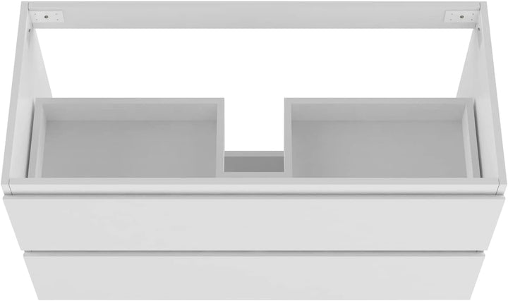 Aica Sanitär Waschbeckenunterschrank 60 cm Unterschrank Waschtischunterschrank Weiss