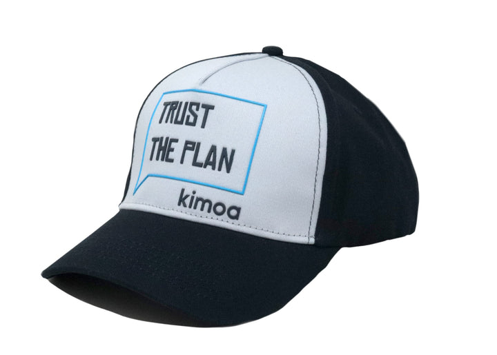 KIMOA Trust The Plan Cap Baseballkappe, Bicolor, Einheitsgrösse