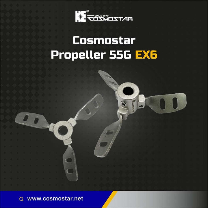 COSMOSTAR Edelstahl Rührmischer mit ausziehbaren Flügeln, 208 Liter / 55 Gallonen Farbmischer Rührpr