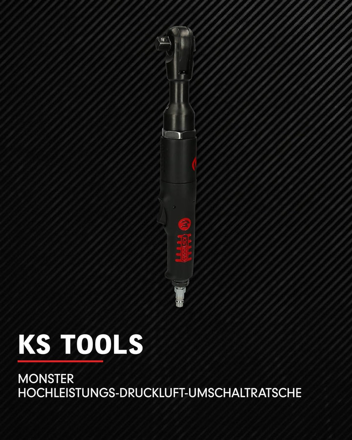 KS Tools 515.1185 1/2" MONSTER Hochleistungs-Druckluft-Umschaltratsche