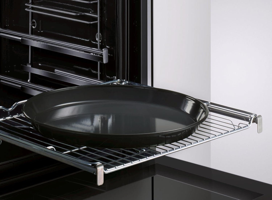 Bosch HEZ617000 Zubehör für Backöfen, Pizzaform, anthrazit emailliert, Made in Germany
