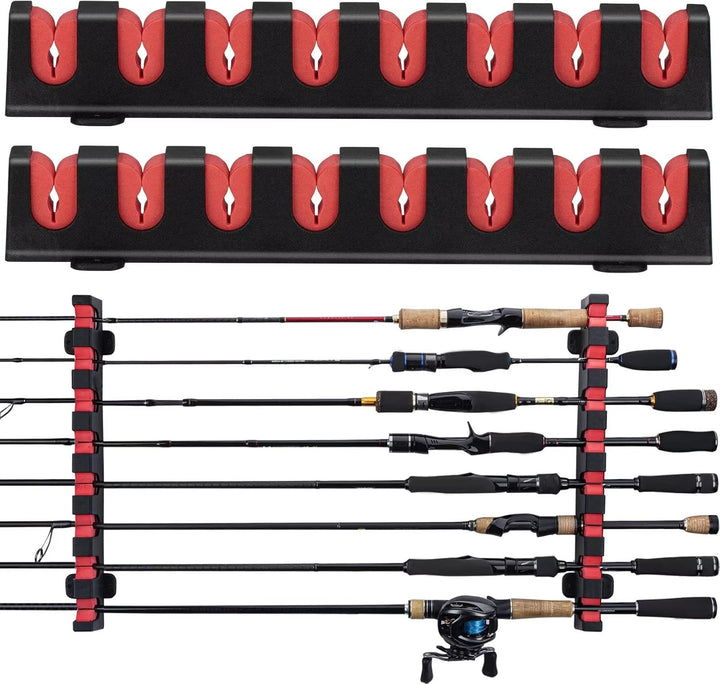 THKFISH Rutenständer Angelruten Angelrutenstände Angelrutenhalter Wand Vertikale/horizontale Angelru