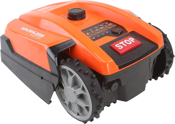 YARD FORCE Mähroboter Classic 500B bis zu 500 qm -- Selbstfahrender Rasenmäher Roboter mit Bluetooth