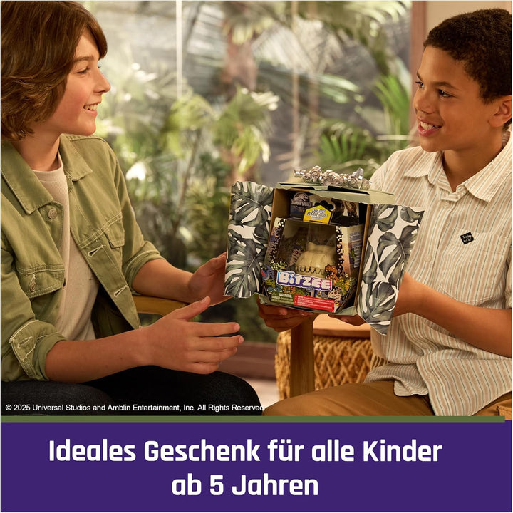 Bitzee Jurassic World – Interaktives Dino-Spielzeug im T-Rex-Design, mit 25 virtuellen Dinosauriern,