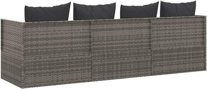 Tidyard Sonnenliege Gartenliege Gartensofa Gartenbett Relaxliege Freizeitliege Rattanliege Outdoor L