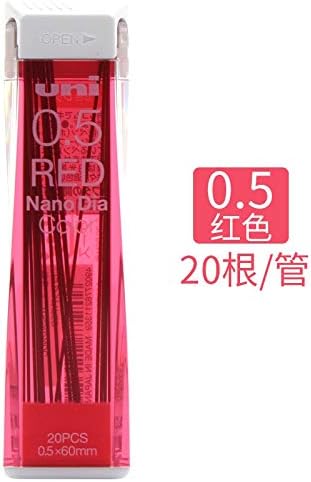 Uni NanoDia Color Mechanical Pencil Leads 0.5mm 7 Color Set, 7 Pack/total 140 Leads with Ecology Sti