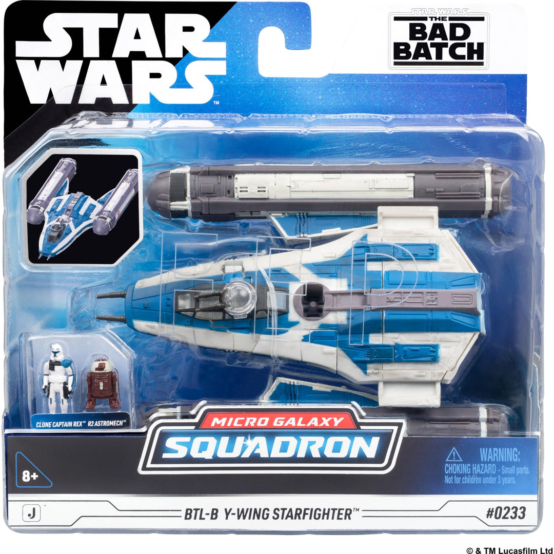 Star Wars™ Micro Galaxy Squadron SWJ0536 - BTL Y-Flügel Sternenjäger - offizielles 12,5 cm grosses F