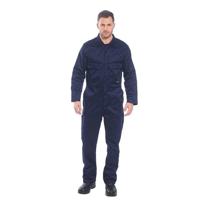 Portwest Euro-Arbeitsoverall aus Polyester-Baumwolle, Grösse: XXXL, Farbe: Marine, S999NARXXXL Blau