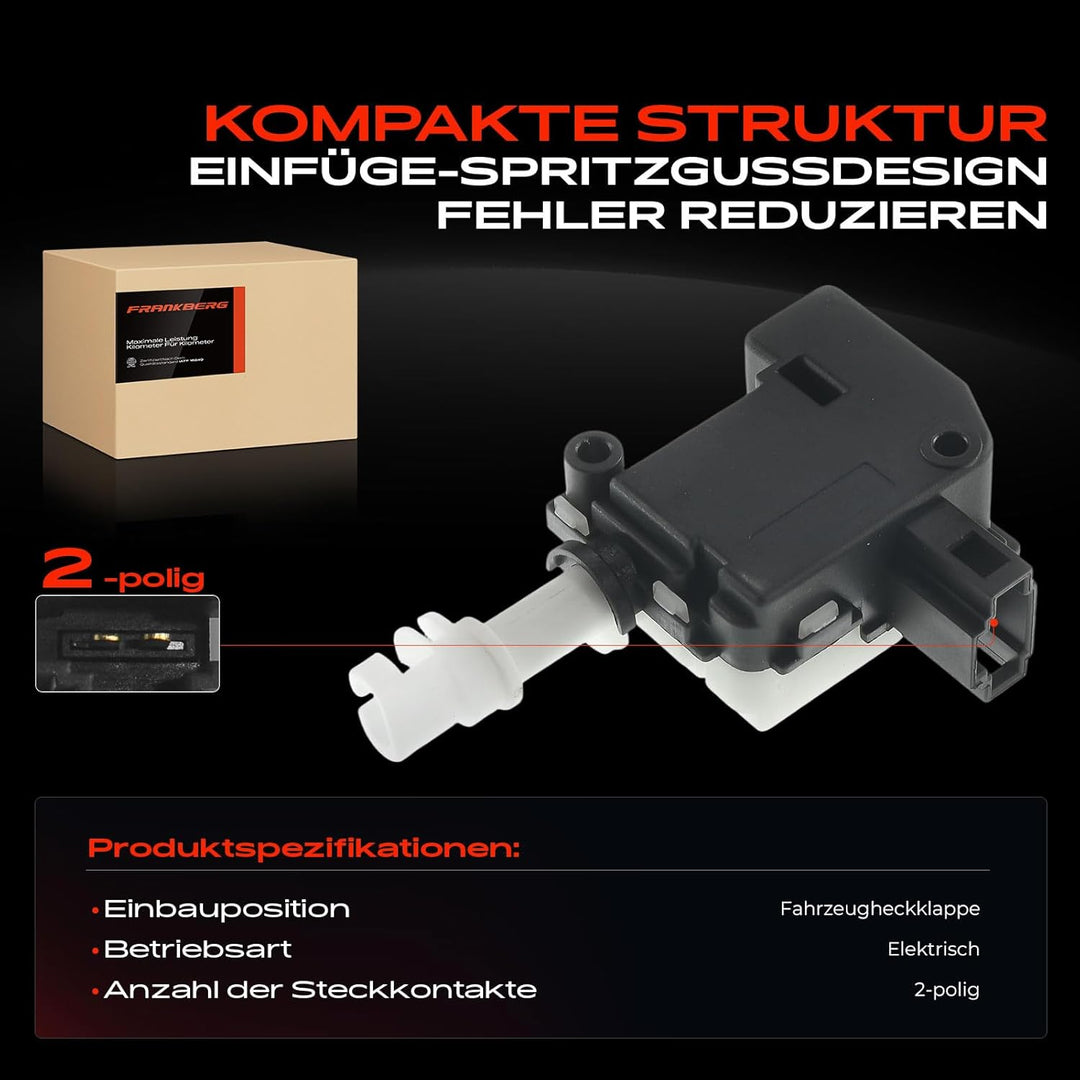 Frankberg Heckklappenschloss Kompatibel mit A3 2003-2012 A4 2000-2004 A6 1997-2005 Golf IV/V 1997-20