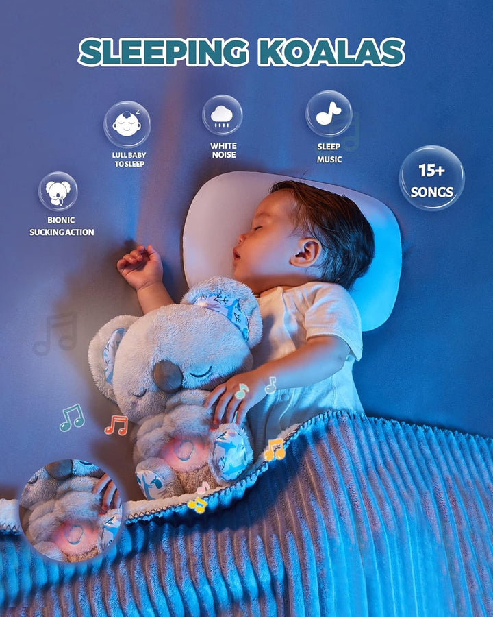 Auby Soothe 'n' Cuddle Koala，Kuscheltier mit Beruhigungsfunktion，Plüschspielzeug für Neugeborene 10