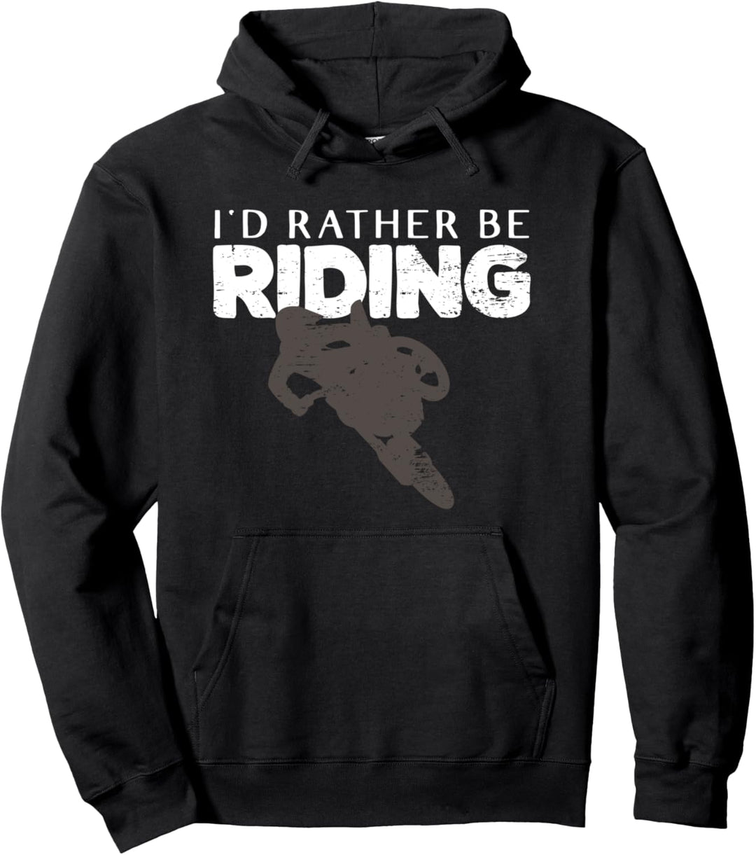 Motocross-Fahrer Motocrossbike Motorrad Cross-Rennen Pullover Hoodie