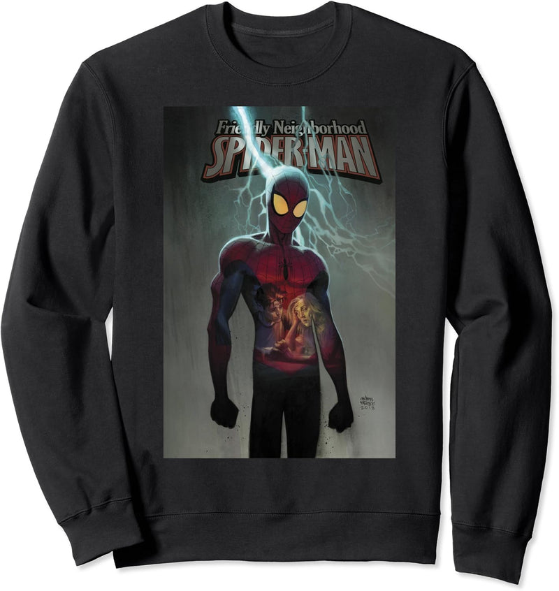 Marvel Spider-Man Lightning Strike Cover Sweatshirt