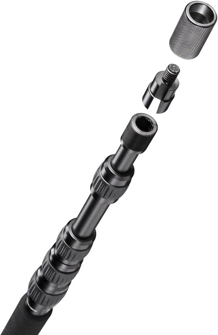 Walimex pro Tonangel MicPipe Handstativ Mikrofon-Angel (geeignetfürMikrofon,Längemax.3m,inkl.Kabelfü