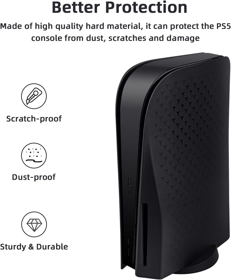 Mcbazel Playstation 5 Faceplate Ersatz Seite Panels Hard Faceplate Playstation 5 UHD Konsole Kühlung