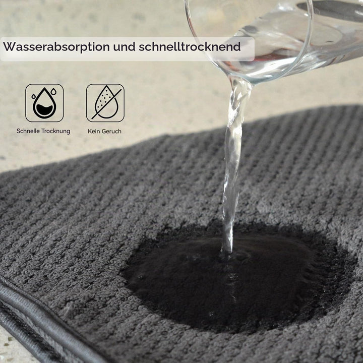 KinHwa 2er Pack Handtuch Haare, Mikrofaser Handtuch Haare, Flauschige Mikrofaser Handtücher, Microfa